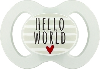 Пустышка силиконовая Baby-Nova симметричная, р.1, серый, 2 шт. (3962015) - Pampik