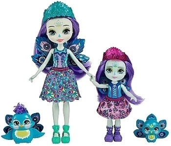 Игровой набор "Павлин Петтер с младшей сестренкой" Enchantimals - Pampik