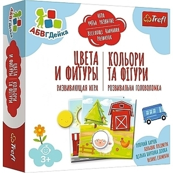 Настольная игра "АБВГДейка. Цвета и фигуры" Trefl - Pampik