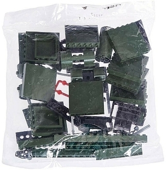 Конструктор "Поезд DF2159 с рельсами", зеленый ZIPP Toys - Pampik - 4