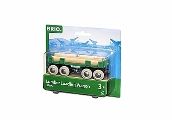 Вагон з колодами для дерев'яної залізниці Brio - Pampik - 3