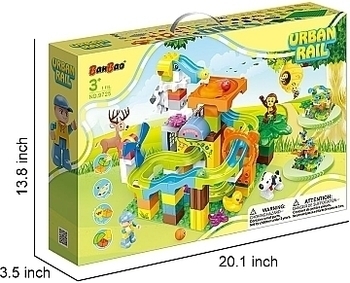 Конструктор "Веселая горка. Замок с шариками" (110 дет.) Banbao, 110 дет. - Pampik - 2