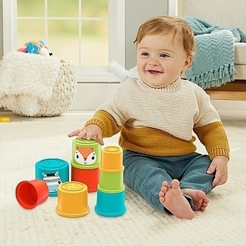 Игровой набор с формочками "Зверята" Fisher-Price - Pampik - 5