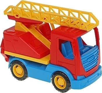 Машинка Tigres Tech Truck Пожежна, червоно-синій з жовтим (39885) - Pampik