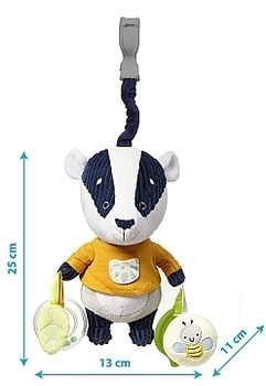 Развивающая игрушка—подвеска для коляски "Badger Edmund" BabyOno - Pampik - 2