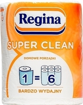 Паперові рушники Regina, двошарові, 1 рулон (220 шт.) - Pampik