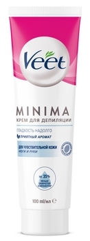Крем для депіляції чутливої ​​шкіри Veet Minima, 100 мл - Pampik - 3