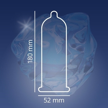 Презервативи латексні з силіконовою змазкою Contex Long Love, з анестетиком, 12 шт. - Pampik - 2