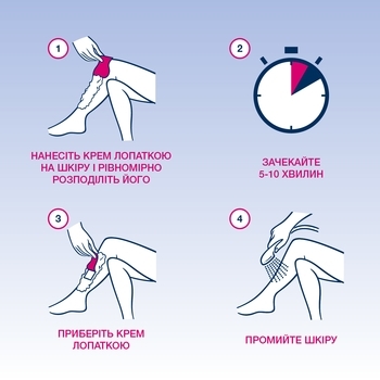 Крем для депіляції чутливої ​​шкіри Veet Minima, 100 мл - Pampik - 5