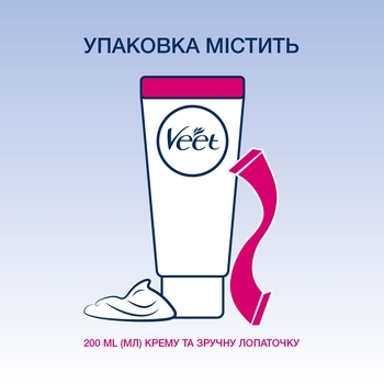 Крем для депіляції Veet Minima для чутливої ​​шкіри, 200 мл - Pampik - 6