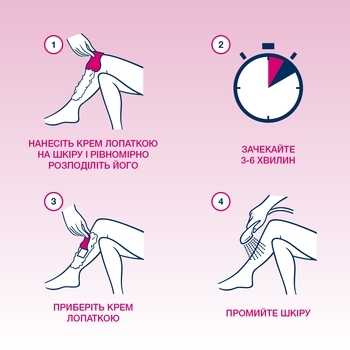Крем для депіляції нормальної шкіри Veet Minima, 100 мл - Pampik - 5