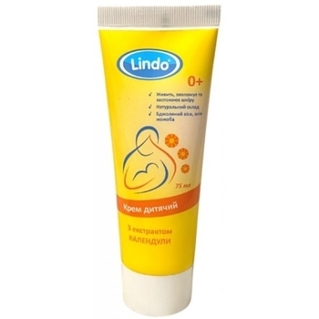 Дитячий крем Lindo з екстрактом календули, 75 мл - Pampik