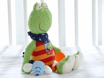 М'яка іграшка Sigikid Жаба 33 см (38686SK) - Pampik - 3