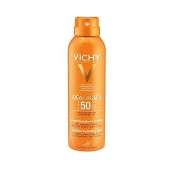Сонцезахисний зволожуючий водостійкий спрей-вуаль Vichy Capital Soleil SPF50, 200 мл - Pampik