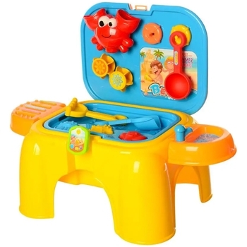 Столик-пісочниця Bambi, жовтий із блакитним (HG-157) - Pampik