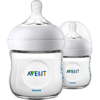 Пляшка для годування Philips Avent Natural, 2 шт., 125 мл (SCF030/27) - Pampik