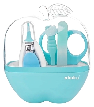 Дитячий манікюрний набір Akuku, блакитний (A0043) - Pampik