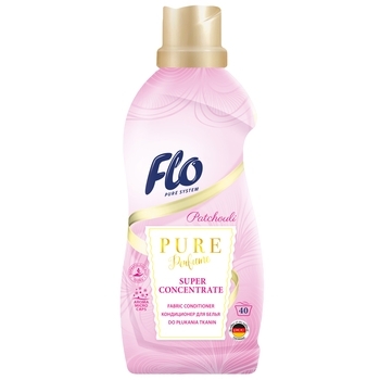 Концентрований кондиціонер для білизни Flo Pure Perfume Patchouli, 1 л - Pampik