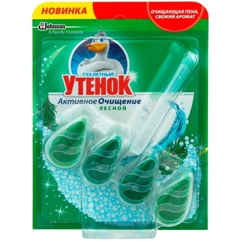 Підвісний блок для унітазу Duck Лісове, тверде, 38 г - Pampik