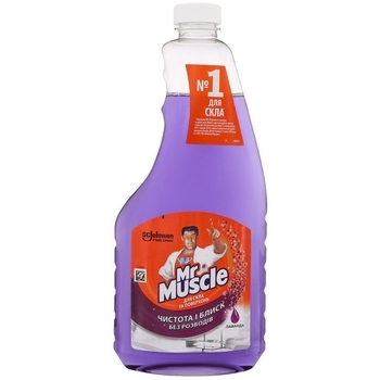 Засіб миючий для скла та поверхонь Mr.Muscle Лаванда, змінна пляшка, 500 мл - Pampik