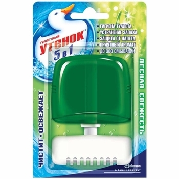 Підвісний блок для унітазу Туалетне Каченя Лісова свіжість, змінний, 55 мл - Pampik