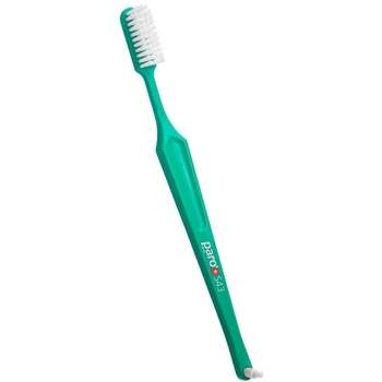 Зубна щітка Paro Swiss S43 з монопучковою насадкою, м'яка, зелений - Pampik