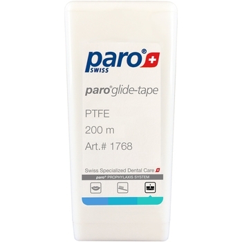 Зубна стрічка Paro Swiss Glide-Tape, тефлон, 200 м - Pampik