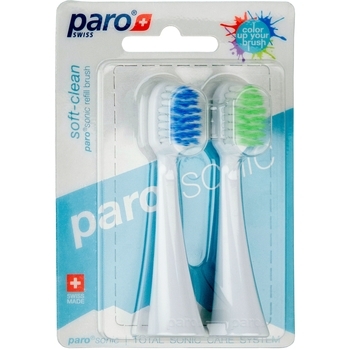 Змінні зубні щітки Paro Swiss Soft-Clean, 2 шт. - Pampik