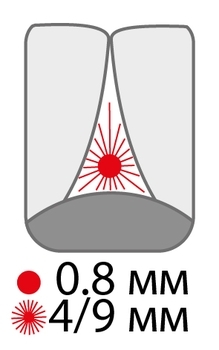 Довгі міжзубні щітки Paro Swiss Isola Long, середні, зелені, конічні, 4/9 мм, 5 шт. - Pampik - 2
