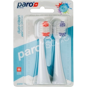 Змінні зубні щітки Paro Swiss Duo-Clean, 2 шт. - Pampik