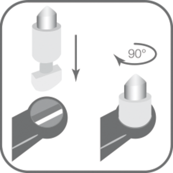 Зубна щітка Paro Swiss exS39, з монопучковою насадкою, ультрам'яка, помаранчевий - Pampik - 5
