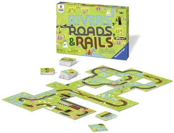 Настільна гра Ravensburger Річки, дороги та рейки (22053) - Pampik - 3