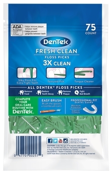 Флосс-зубочистки DenTek Освежающая очистка, 75 шт. - Pampik - 2