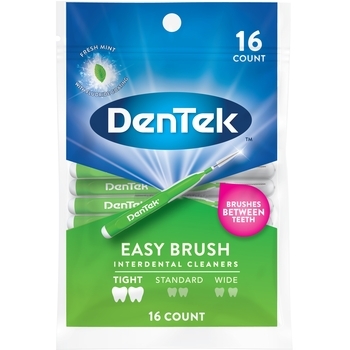 Міжзубна щітка DenTek для вузьких проміжків Зручне очищення, 16 шт. - Pampik