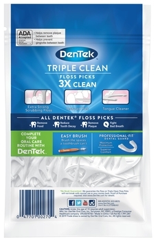 Флосс-зубочистки DenTek Тройная очистка Triple Clean, 150 шт. - Pampik - 2