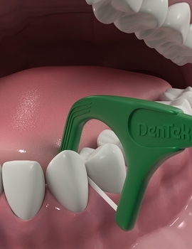 Флосс-зубочистки DenTek Освежающая очистка, 75 шт. - Pampik - 5