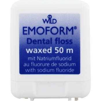 Зубная нить Dr. Wild &.Co. AG Emoform, вощеная, с фторидом, 50 м - Pampik