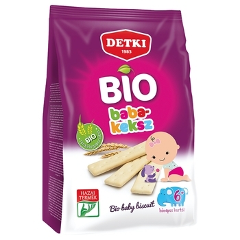 Детское печенье органическое "BIO" Detki, 180 г - Pampik