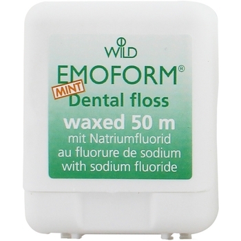 Зубная нить Dr. Wild &.Co. AG Emoform, вощеная, с фторидом и мятой, 50 м - Pampik