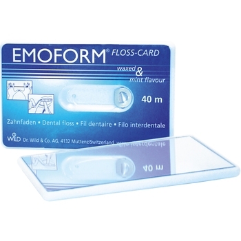 Флосс-карта - дзеркало Dr. Wild &. AG Emoform Floss Card, 40 м - Pampik