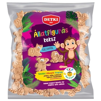 Печенье Detki Зоологическое, с кальцием, 160 г - Pampik