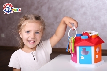 Игрушка-сортер ТехноК Умный малыш Домик (2438) - Pampik - 5