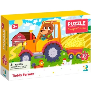 Пазл Dodo Ведмедик-тракторист, 30 елементів - Pampik