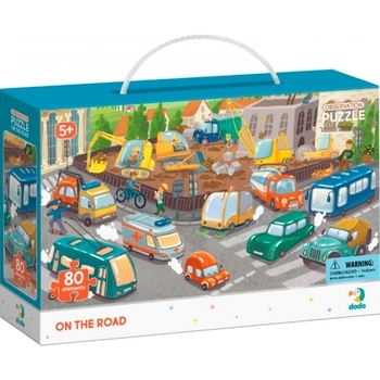 Пазл Dodo Обережно на дорозі, 80 елементів - Pampik
