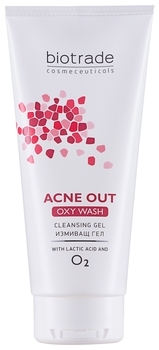 Гель для вмивання Biotrade Acne Out Oxy Wash з киснем і молочною кислотою, 50 мл - Pampik
