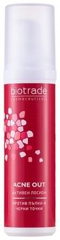 Лосьон для жирной и проблемной кожи Biotrade Acne Out, 60 мл - Pampik