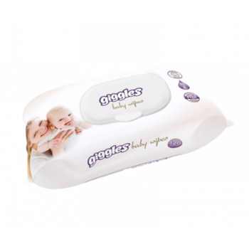 Влажные салфетки Giggles, 120 шт. - Pampik