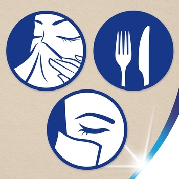 Серветки чотиришарові Zewa Softis Natural Soft, 80 шт. - Pampik - 7