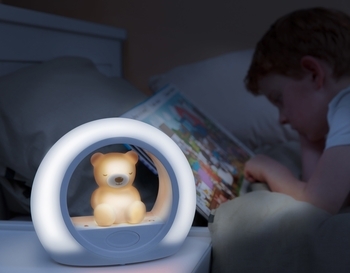 Ночник-проектор Zazu мишка Билли со звуковой активацией, карамельный (ZA-BILLY-02) - Pampik - 3