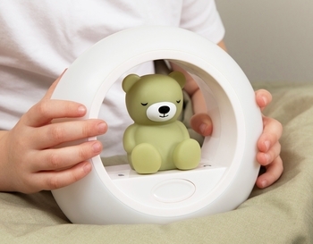 Нічник зі звуковою активацією Zazu Billy Ведмедик, зелений (ZA-BILLY-01) - Pampik - 2